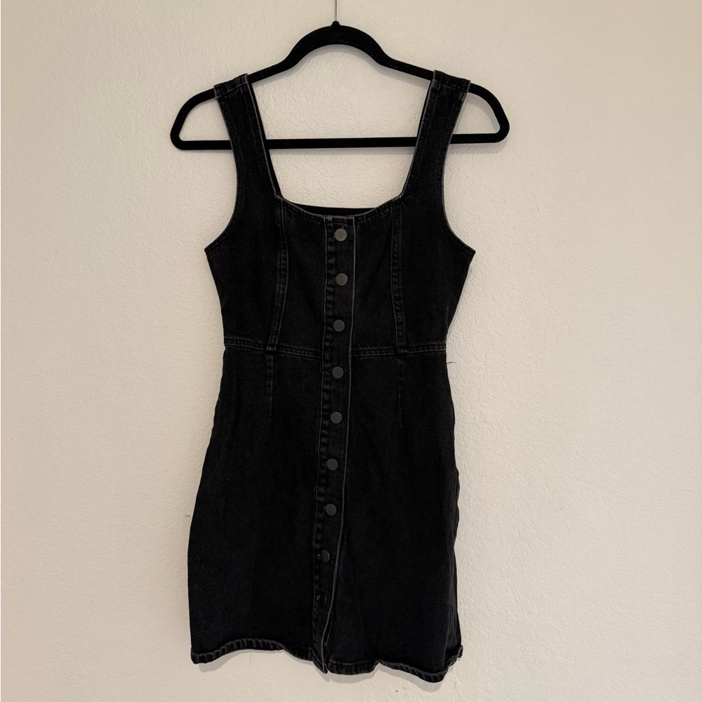 Urban Outfitters Charcoal Denim Dress